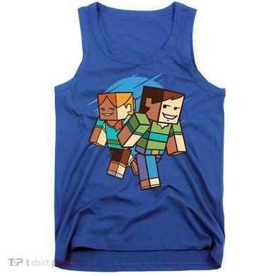 Cubic People Cartoon Tank Top