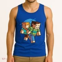Cubic People Cartoon Tank Top thumb 3