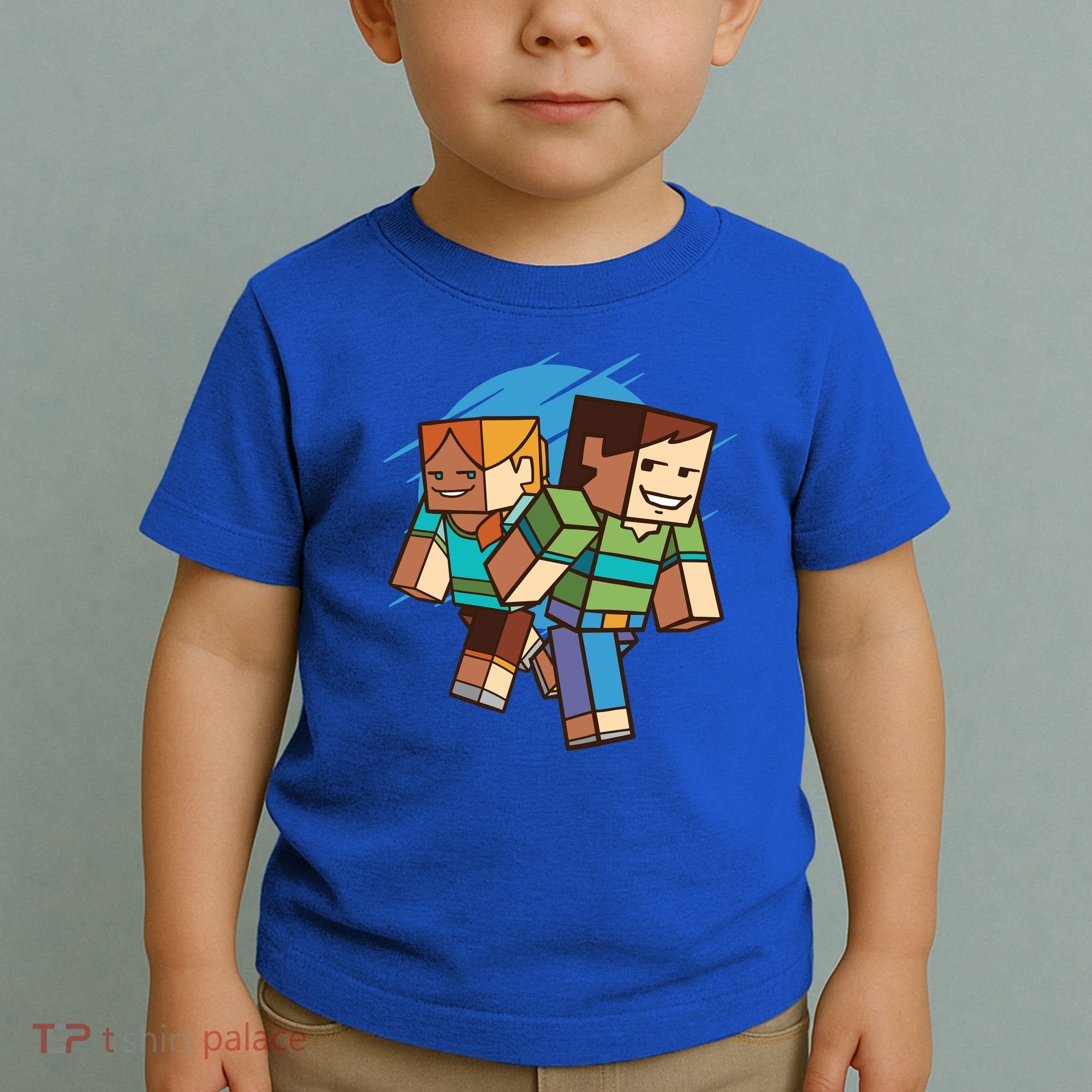 Cubic People Cartoon Toddler T-Shirt