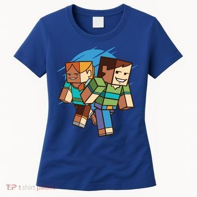 Cubic People Cartoon Women's T-Shirt