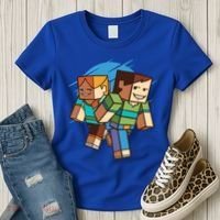 Cubic People Cartoon Women's T-Shirt thumb 3
