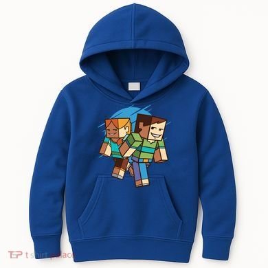 Cubic People Cartoon Kids Hoodie