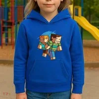 Cubic People Cartoon Kids Hoodie thumb 3