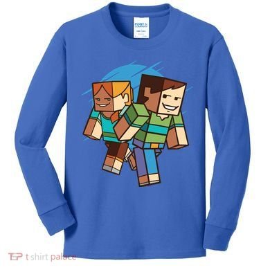 Cubic People Cartoon Kids Long Sleeve Shirt