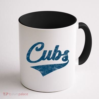 Cubs Vintage Sports Team Baseball Fan Coffee Mug back