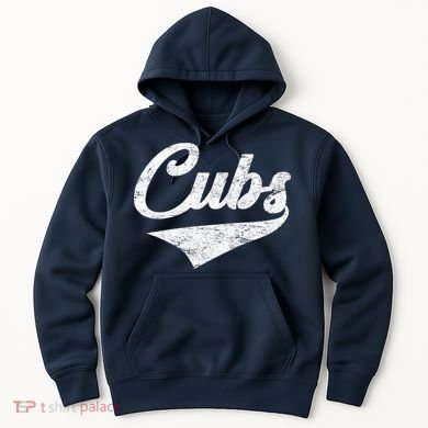 Cubs Vintage Sports Team Baseball Fan Hoodie