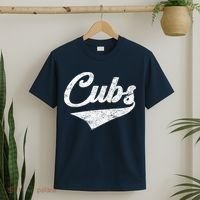 Cubs Vintage Sports Team Baseball Fan T-Shirt thumb 2