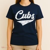 Cubs Vintage Sports Team Baseball Fan T-Shirt thumb 4
