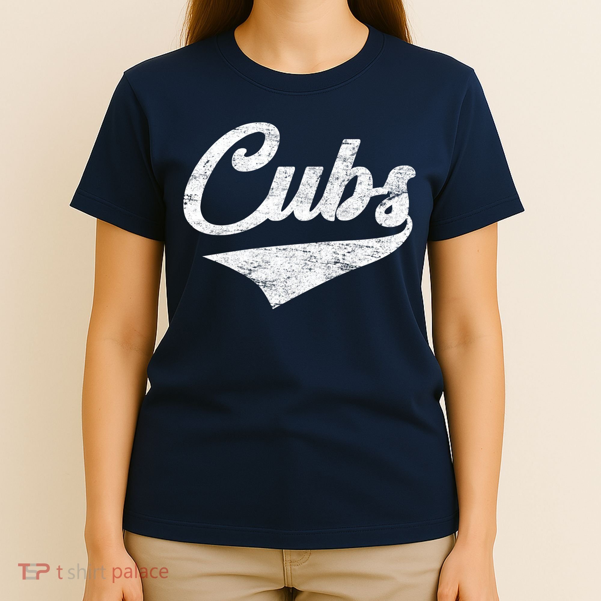 Cubs Vintage Sports Team Baseball Fan T-Shirt