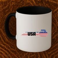 Cool USA Curling Team Sports Logo Coffee Mug thumb 2