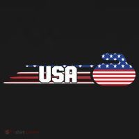 Cool USA Curling Team Sports Logo Women's Hoodie thumb 2