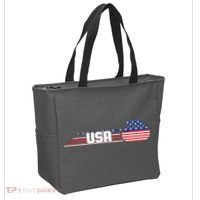 Cool USA Curling Team Sports Logo Tote Bag thumb 2