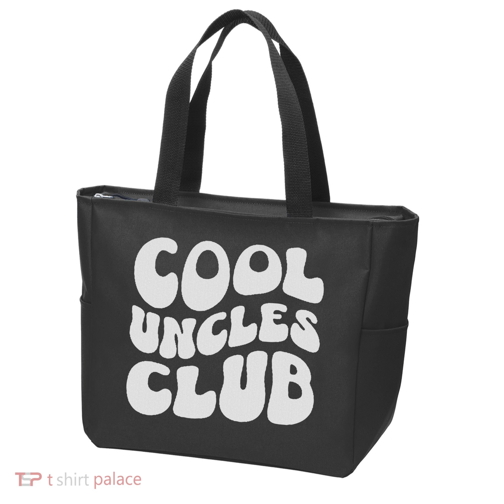 Cool Uncles Club Best Uncle Ever Pregnancy Announcement Fun Tote Bag
