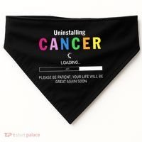 Cancer Uninstalling USA-Made Doggie Bandana thumb 0
