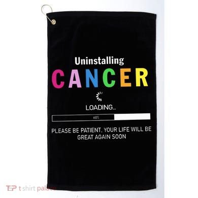 Cancer Uninstalling Golf Towel