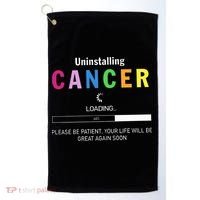 Cancer Uninstalling Golf Towel thumb 0