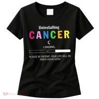 Cancer Uninstalling Women's T-Shirt thumb 0