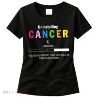 Cancer Uninstalling Women's T-Shirt thumb 0