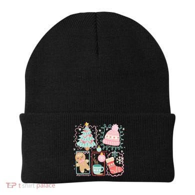 Cute Ugly Christmas Design Tree Coquette Beanie