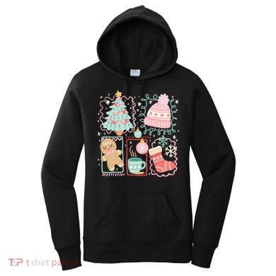 Cute Ugly Christmas Design Tree Coquette Women's Hoodie