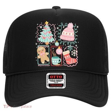 Cute Ugly Christmas Design Tree Coquette Hat