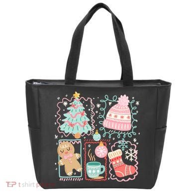 Cute Ugly Christmas Design Tree Coquette Tote Bag