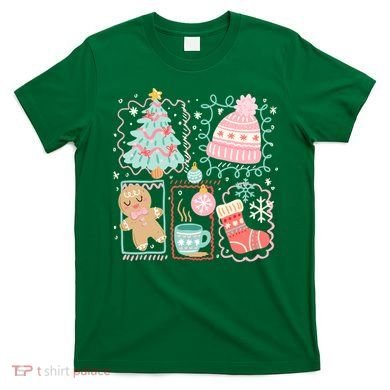 Cute Ugly Christmas Design Tree Coquette T-Shirt