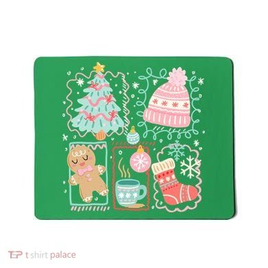 Cute Ugly Christmas Design Tree Coquette Mousepad