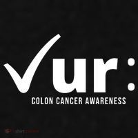 Check Ur Colon Cancer Awareness Ladies PosiCharge Tri-Blend Wicking Tank thumb 2