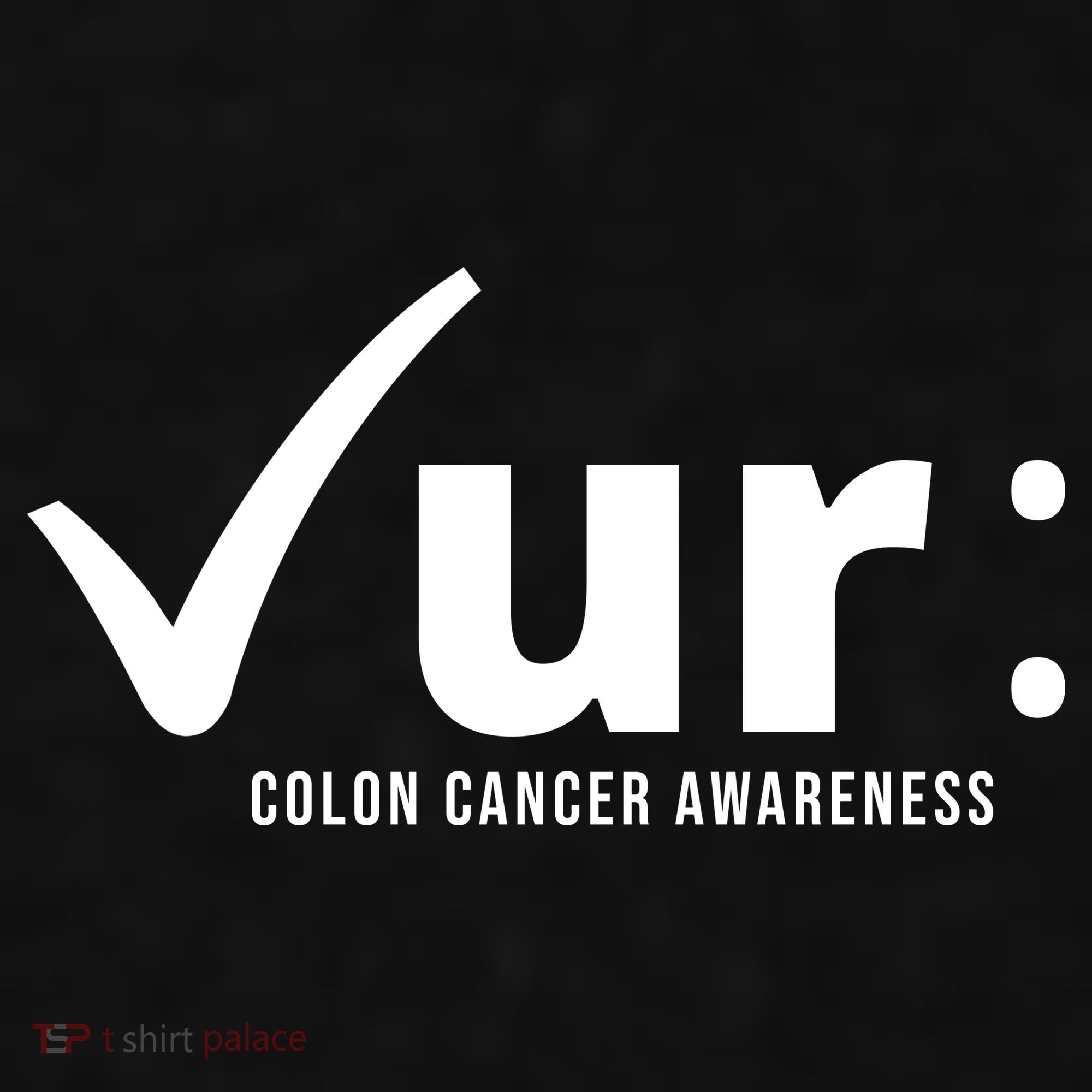 Check Ur Colon Cancer Awareness Ladies PosiCharge Tri-Blend Wicking Tank