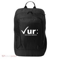 Check Ur Colon Cancer Awareness City Backpack thumb 0