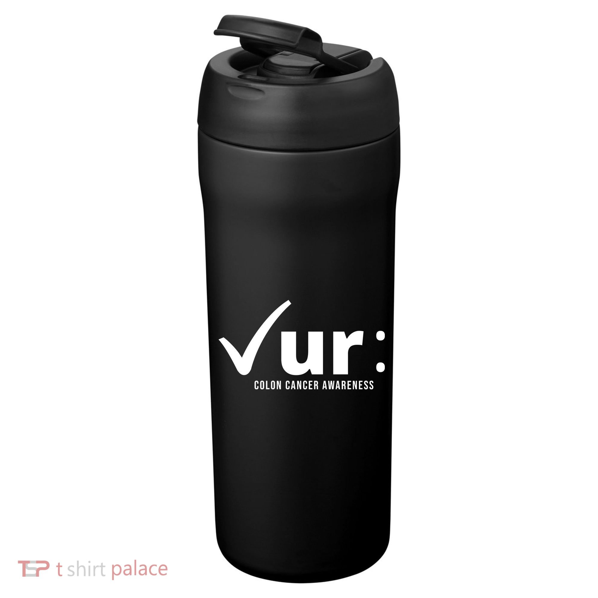 Check Ur Colon Cancer Awareness 24oz Duet Stainless Steel Tumbler