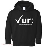 Check Ur Colon Cancer Awareness Toddler Hoodie thumb 0