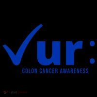Check Ur Colon Cancer Awareness Kids Colorblock Raglan Jersey thumb 2