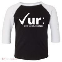 Check Ur Colon Cancer Awareness Toddler Fine Jersey T-Shirt thumb 0