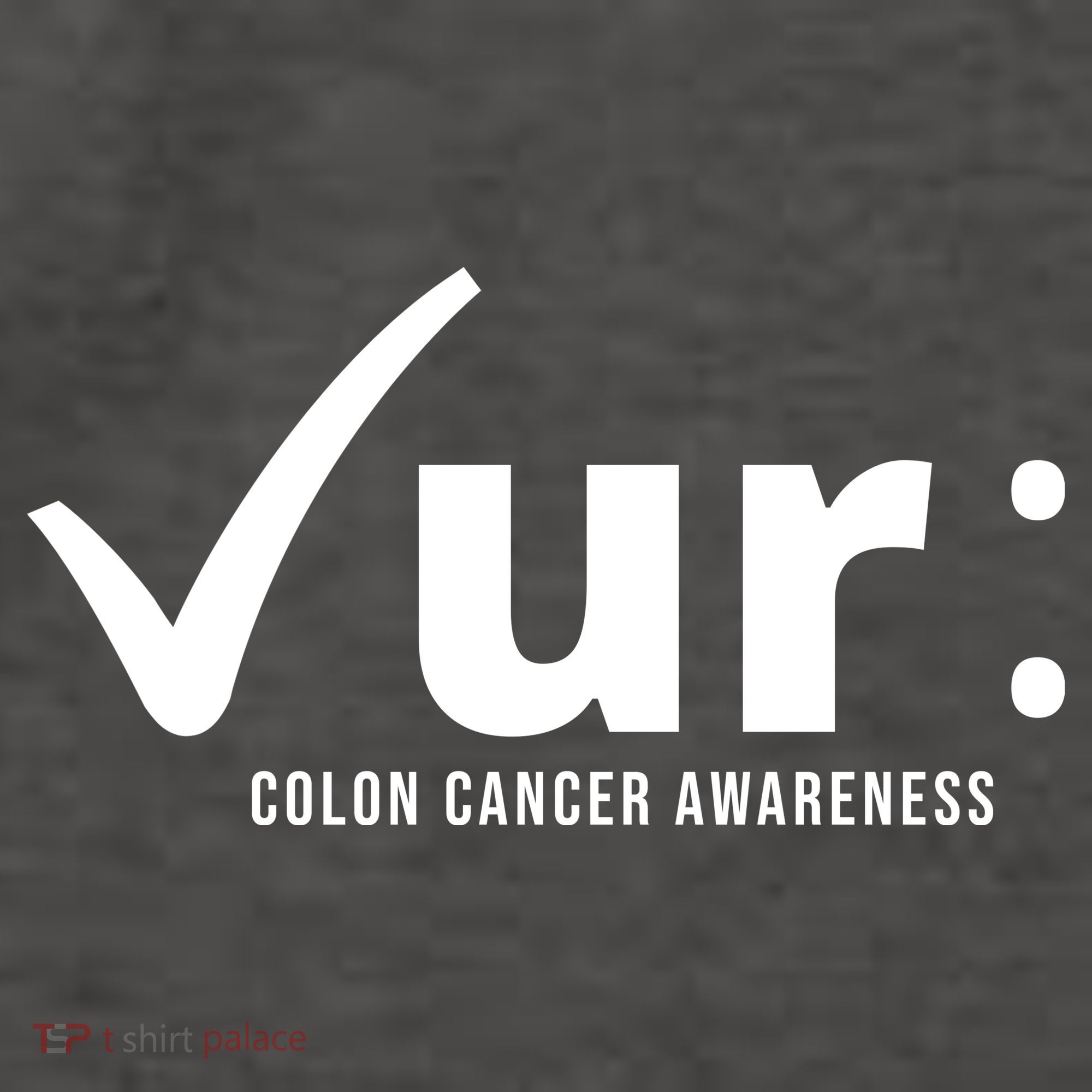 Check Ur Colon Cancer Awareness Vector Backpack