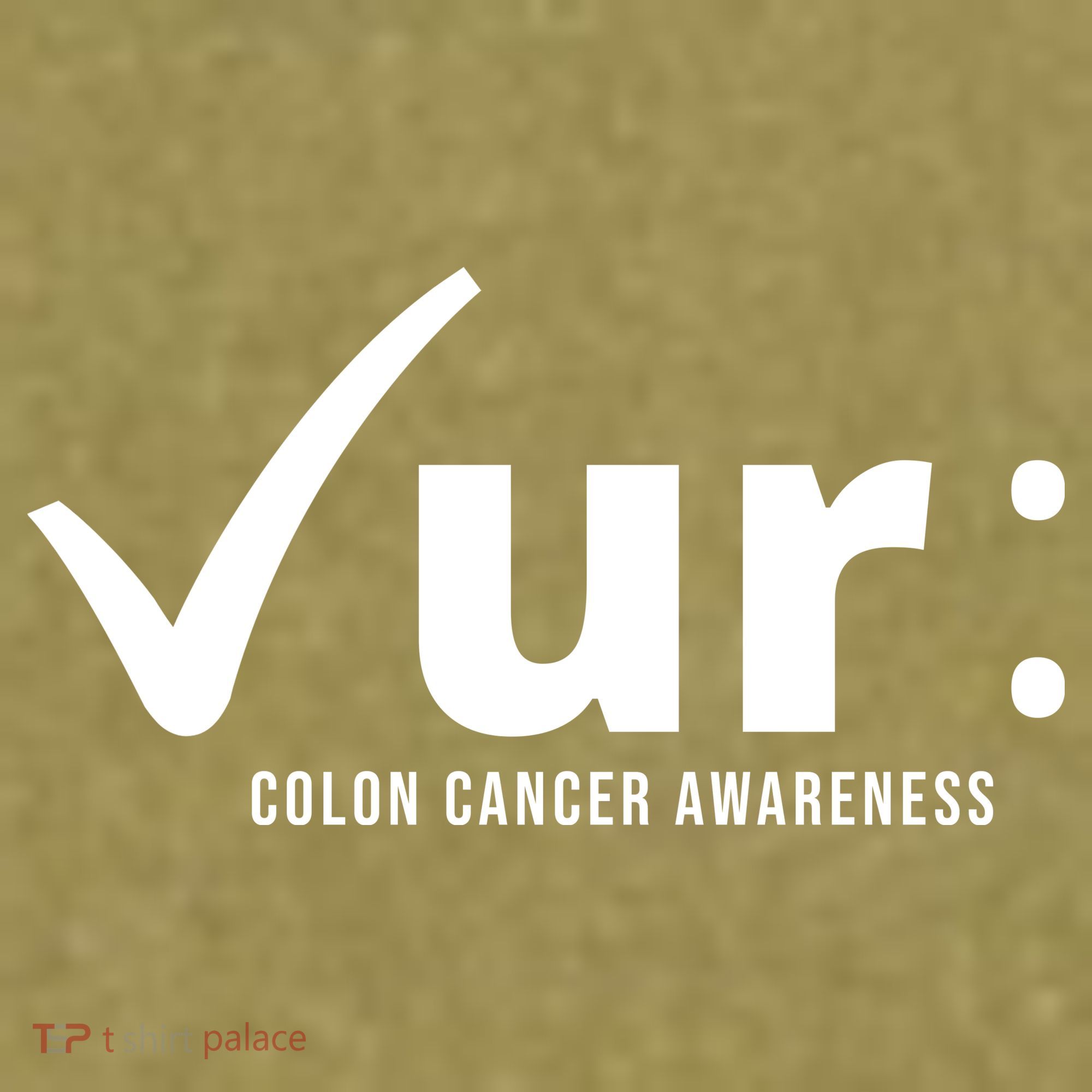 Check Ur Colon Cancer Awareness Garment-Dyed Women's Muscle Tee