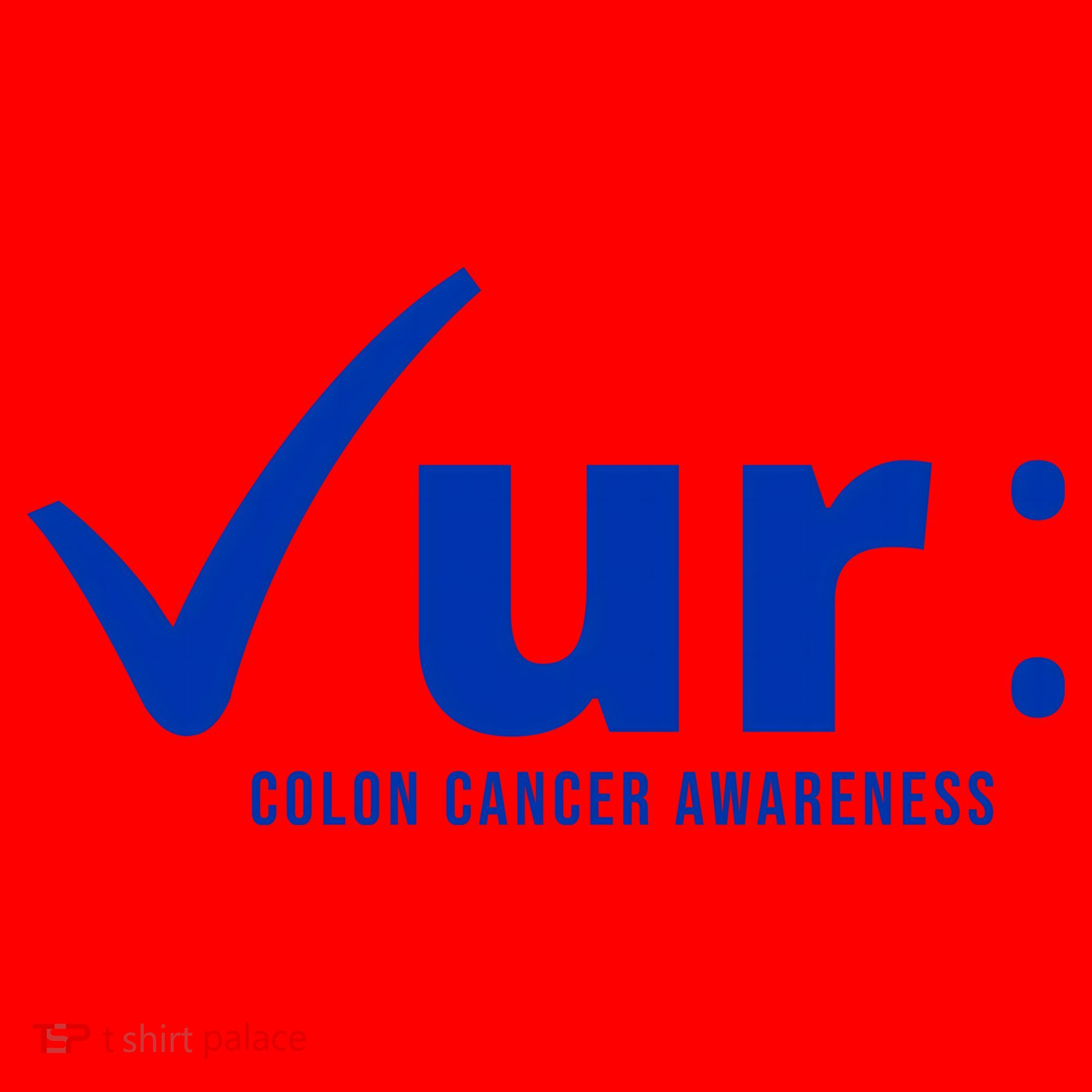 Check Ur Colon Cancer Awareness Santa Hat