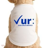 Check Ur Colon Cancer Awareness Doggie Tank thumb 0
