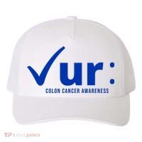 Check Ur Colon Cancer Awareness Yupoong Adult 5-Panel Trucker Hat thumb 0