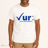 Check Ur Colon Cancer Awareness Tall T-Shirt thumb 2