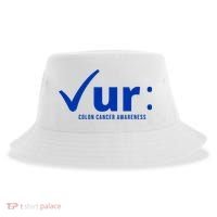 Check Ur Colon Cancer Awareness Sustainable Bucket Hat thumb 0