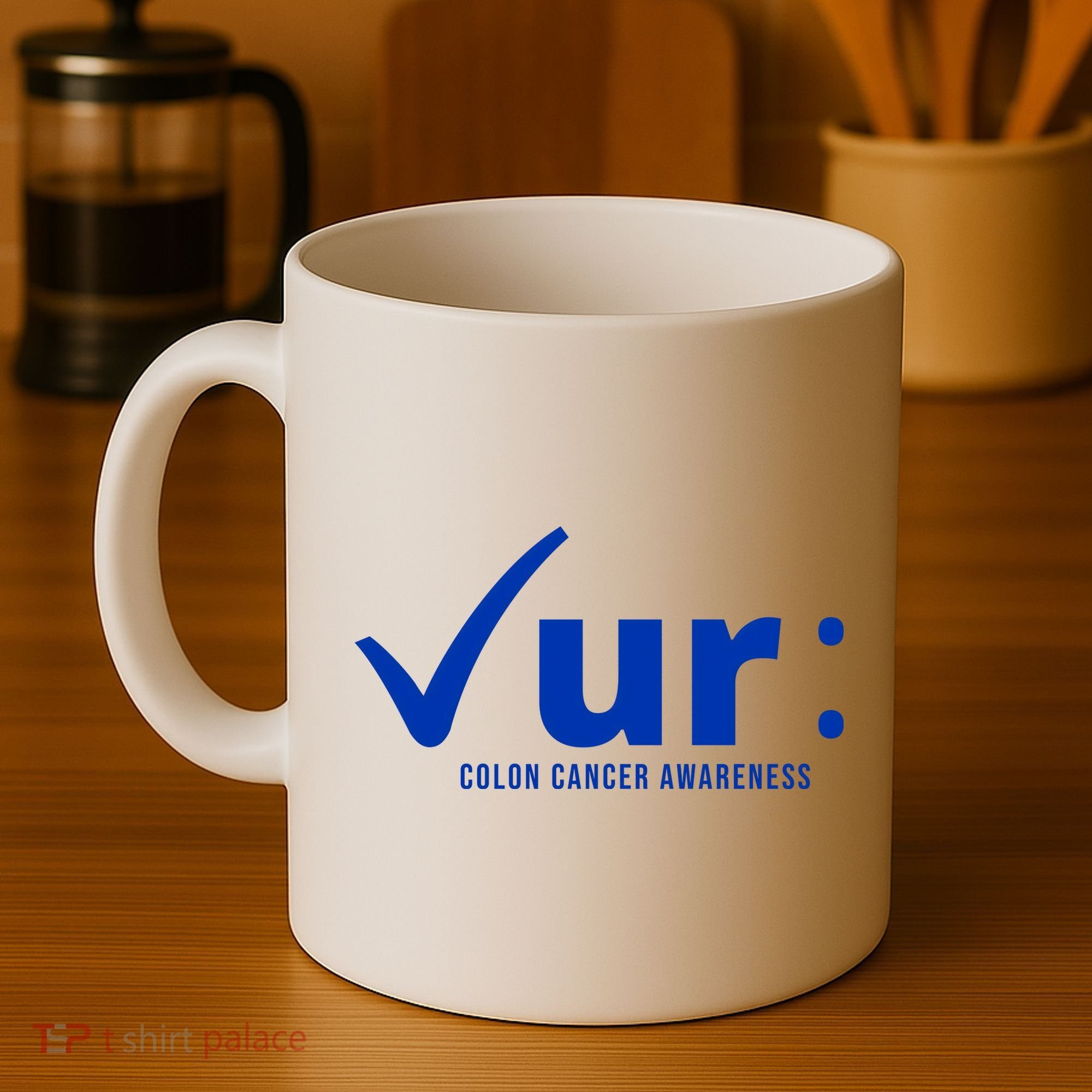 Check Ur Colon Cancer Awareness Coffee Mug