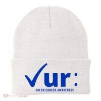 Check Ur Colon Cancer Awareness Beanie thumb 0