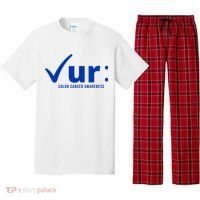 Check Ur Colon Cancer Awareness Pajama Set thumb 0