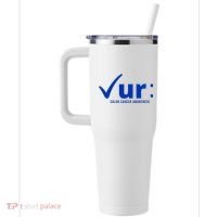 Check Ur Colon Cancer Awareness 40oz Vacuum Insulated Stainless Steel Travel Tumbler thumb 2