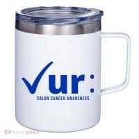 Check Ur Colon Cancer Awareness 12oz Stainless Steel Coffee Mug thumb 0