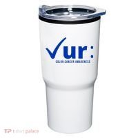 Check Ur Colon Cancer Awareness Tumbler thumb 0
