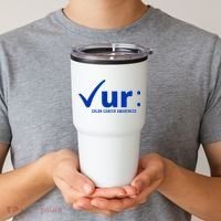 Check Ur Colon Cancer Awareness Tumbler thumb 2