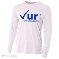 Check Ur Colon Cancer Awareness Cooling Performance Long Sleeve Crew thumb 0